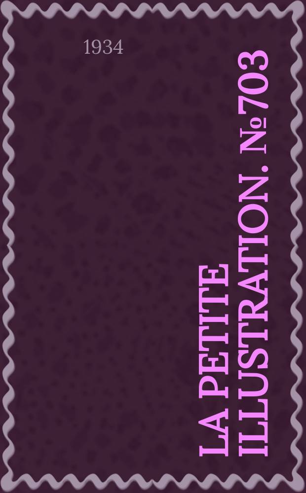 La Petite illustration. № 703 : Tessa