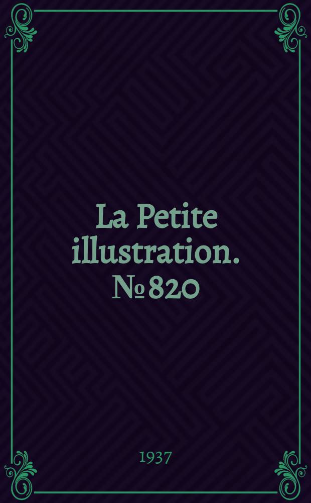 La Petite illustration. № 820 : Altitude 3.200