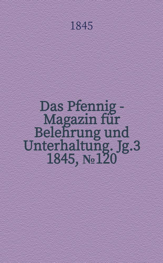 Das Pfennig - Magazin für Belehrung und Unterhaltung. Jg.3 1845, №120