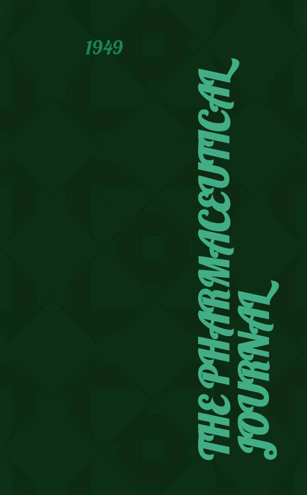 The Pharmaceutical journal : A weekly record of pharmacy and allied sciences Establ. 1841. Vol.109 (163), №4479