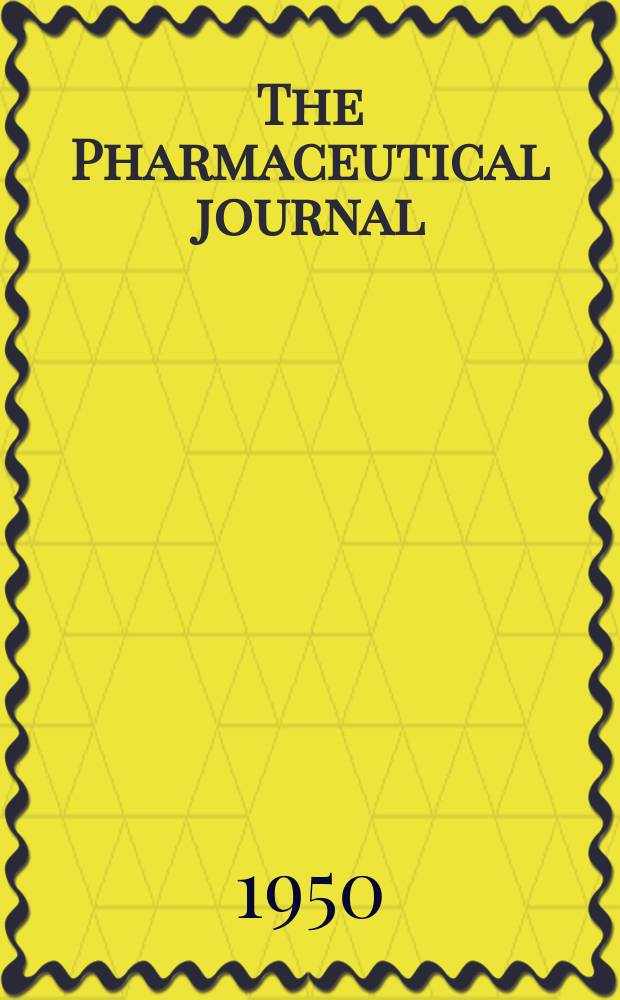 The Pharmaceutical journal : A weekly record of pharmacy and allied sciences Establ. 1841. Vol.110 (164), №4510
