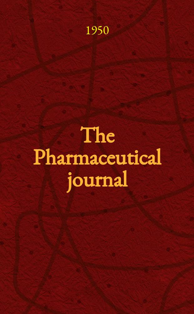 The Pharmaceutical journal : A weekly record of pharmacy and allied sciences Establ. 1841. Vol.110 (164), №4521