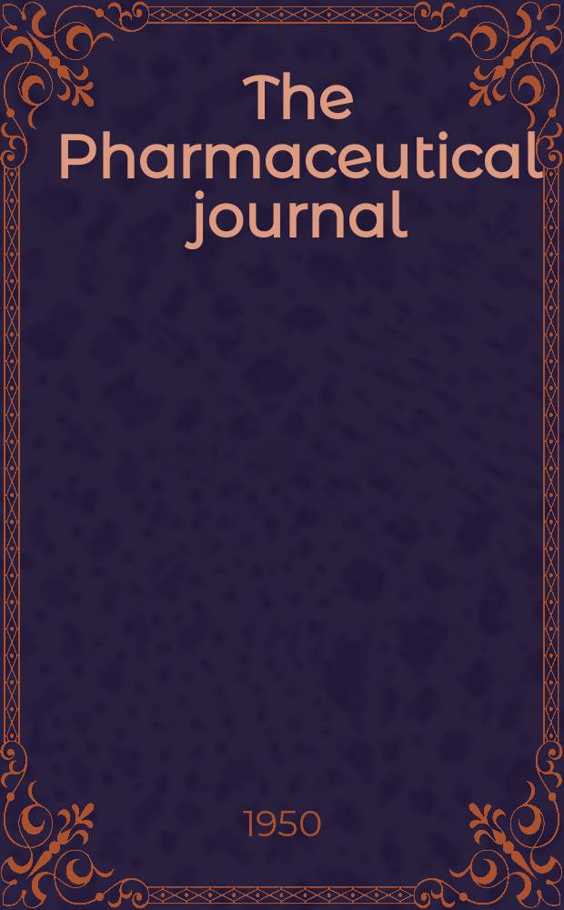 The Pharmaceutical journal : A weekly record of pharmacy and allied sciences Establ. 1841. Vol.111 (165), №4527