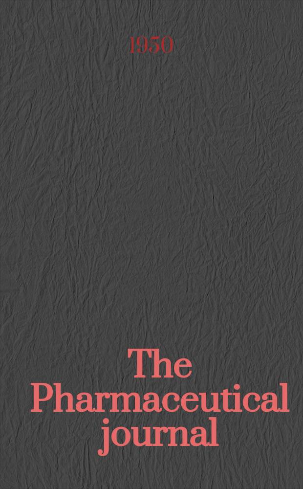The Pharmaceutical journal : A weekly record of pharmacy and allied sciences Establ. 1841. Vol.111 (165), №4530