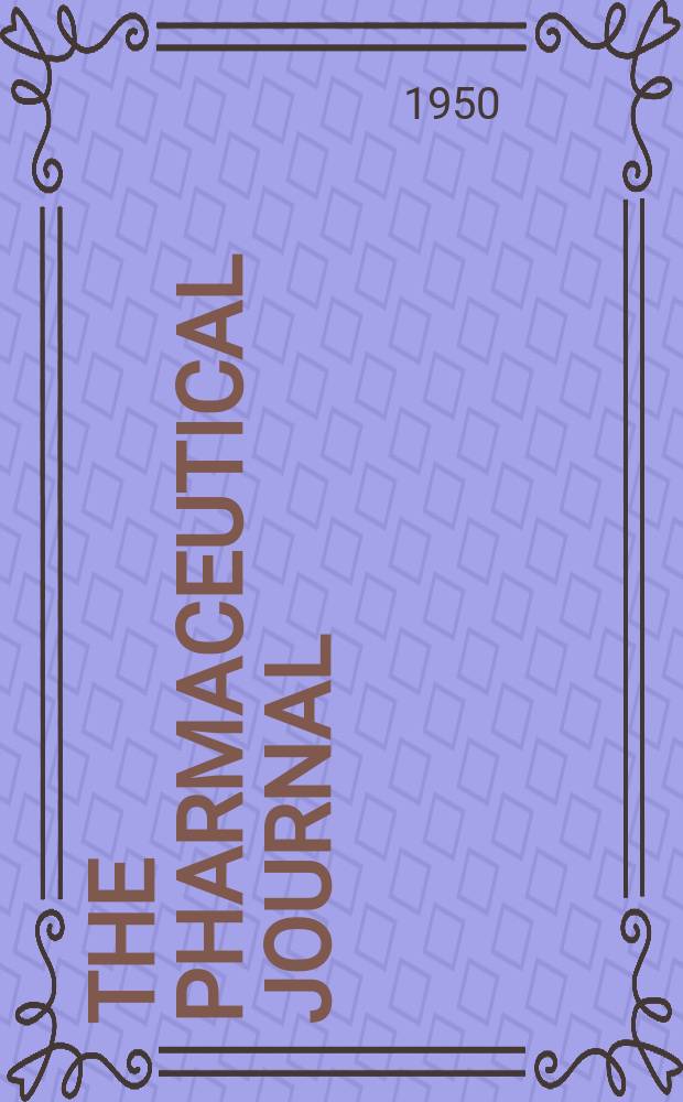 The Pharmaceutical journal : A weekly record of pharmacy and allied sciences Establ. 1841. Vol.111 (165), №4548