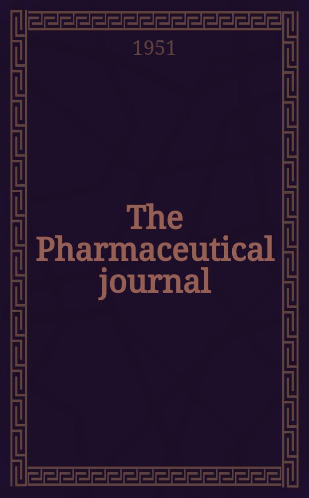 The Pharmaceutical journal : A weekly record of pharmacy and allied sciences Establ. 1841. Vol.112 (166), №4556