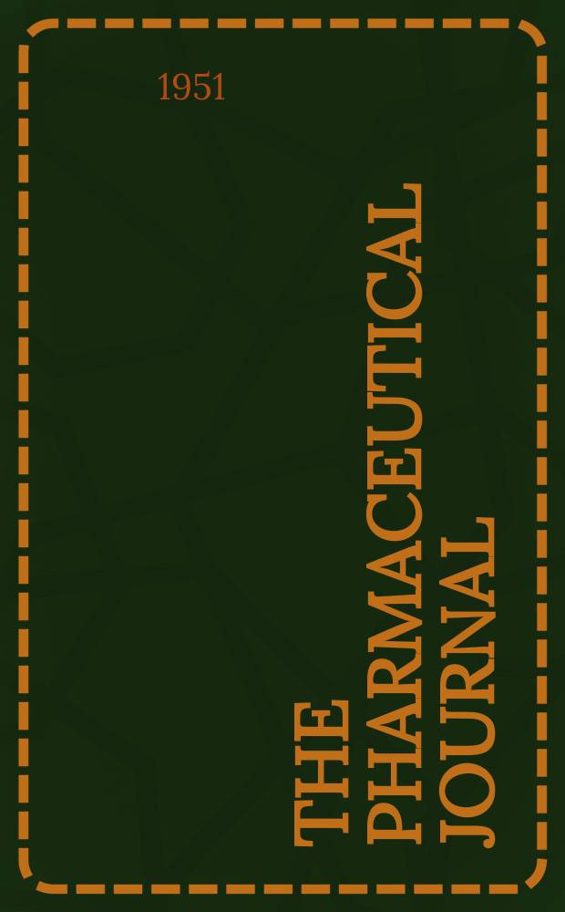 The Pharmaceutical journal : A weekly record of pharmacy and allied sciences Establ. 1841. Vol.112 (166), Index