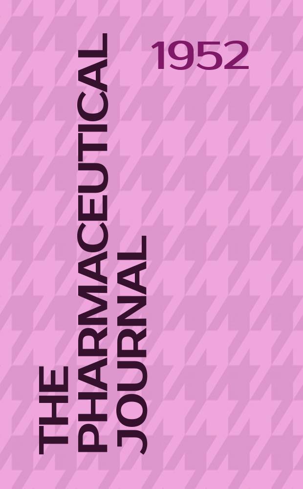 The Pharmaceutical journal : A weekly record of pharmacy and allied sciences Establ. 1841. Vol.115 (169), №4639