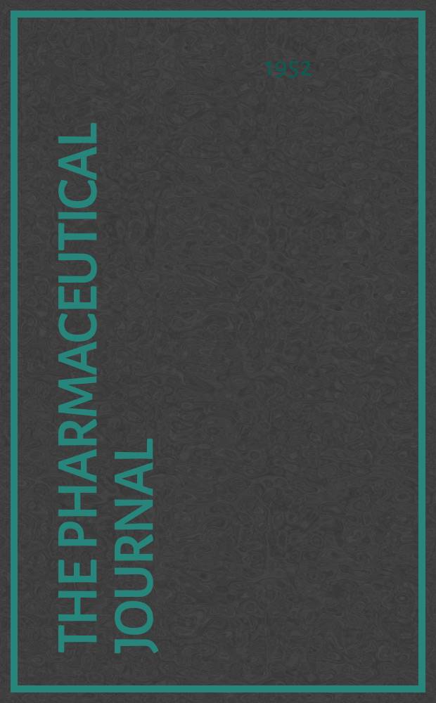 The Pharmaceutical journal : A weekly record of pharmacy and allied sciences Establ. 1841. Vol.115 (169), №4650