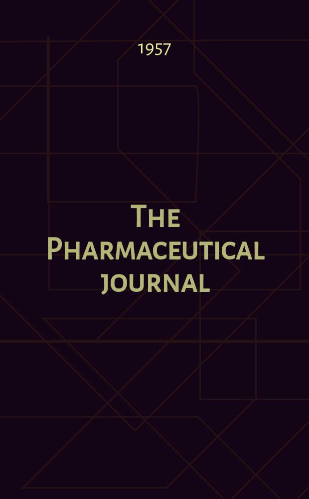 The Pharmaceutical journal : A weekly record of pharmacy and allied sciences Establ. 1841. Vol.124 (178), №4879