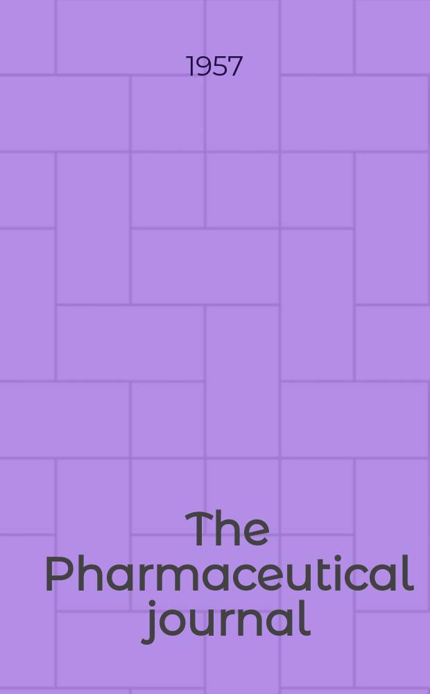 The Pharmaceutical journal : A weekly record of pharmacy and allied sciences Establ. 1841. Vol.124 (178), №4881