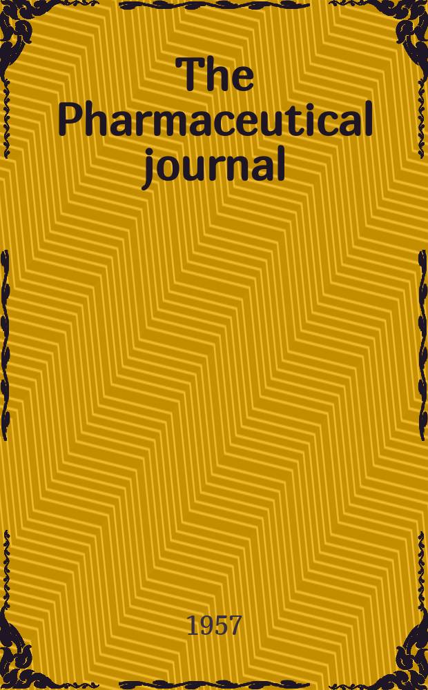 The Pharmaceutical journal : A weekly record of pharmacy and allied sciences Establ. 1841. Vol.124 (178), №4883