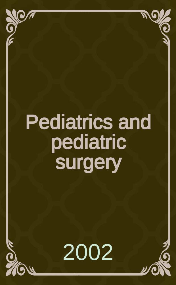 Pediatrics and pediatric surgery : Section 7 [of] Excerta medica. Vol.101, №4