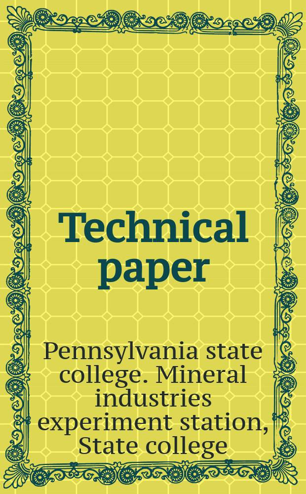 Technical paper