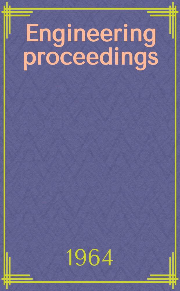 Engineering proceedings