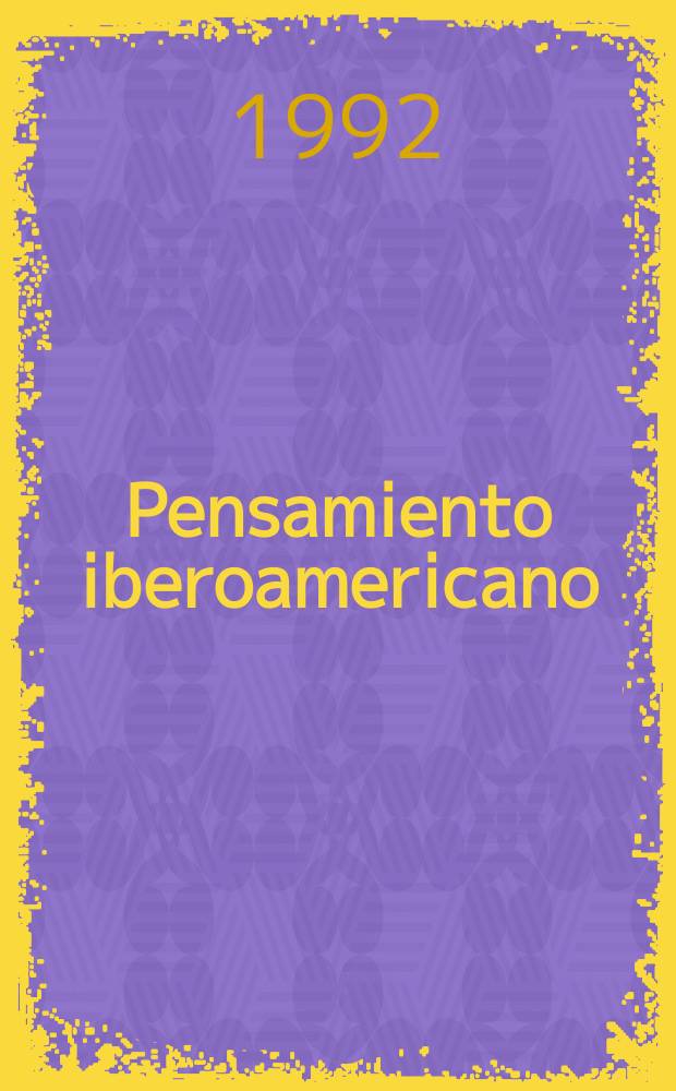 Pensamiento iberoamericano : Rev. de economía política Rev. patrocinada por el Inst. de cooperación iberoamericana (ICI) de España y la Comis. econ. para América latina (CEPAL) de las Naciones Unidas. 22/23 [1] : (Las reformas económicas contemporáneas)