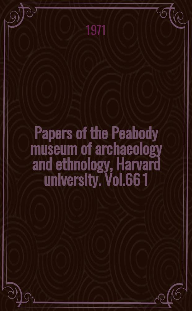 Papers of the Peabody museum of archaeology and ethnology, Harvard university. Vol.66 [1] : The pottery of Mayapan