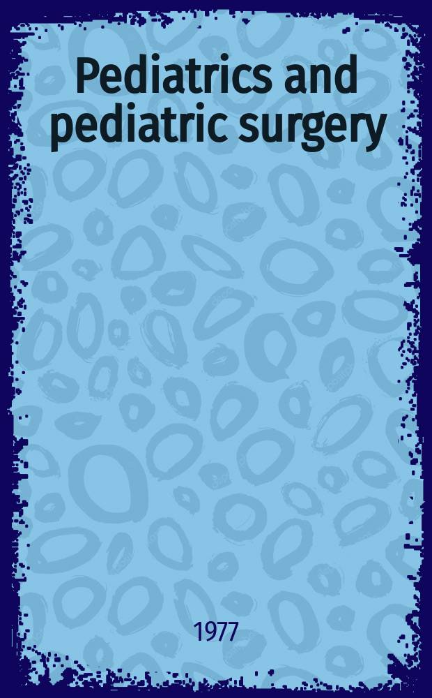 Pediatrics and pediatric surgery : Section 7 [of] Excerta medica. Vol.37, №10 : Index issue