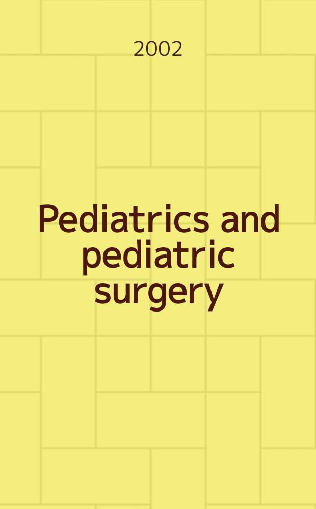 Pediatrics and pediatric surgery : Section 7 [of] Excerta medica. Vol.102, №3