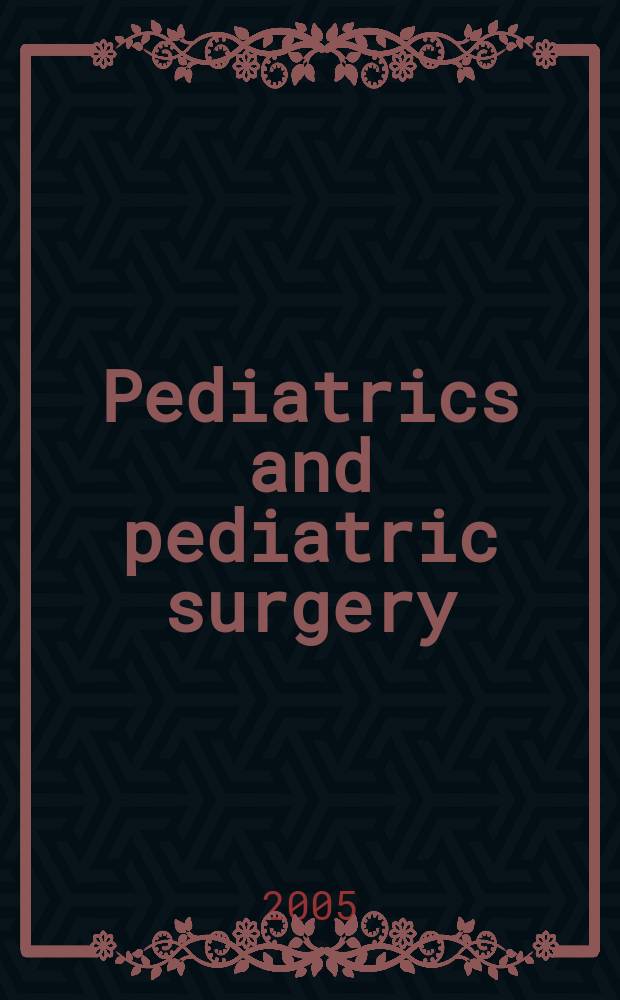 Pediatrics and pediatric surgery : Section 7 [of] Excerta medica. Vol.110, №6