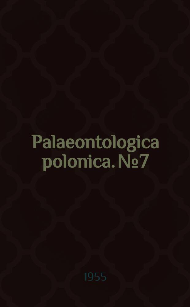 Palaeontologica polonica. №7 : Les ossements des mammouths