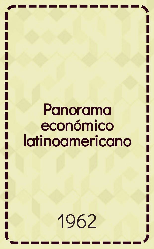 Panorama económico latinoamericano