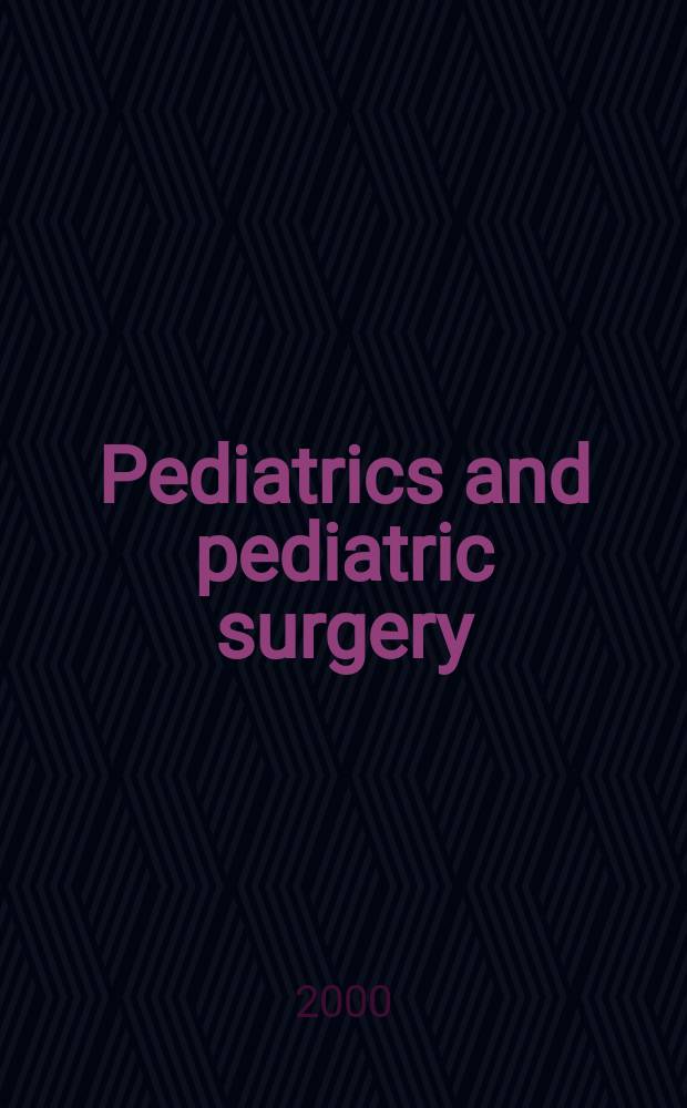 Pediatrics and pediatric surgery : Section 7 [of] Excerta medica. Vol.97, №4