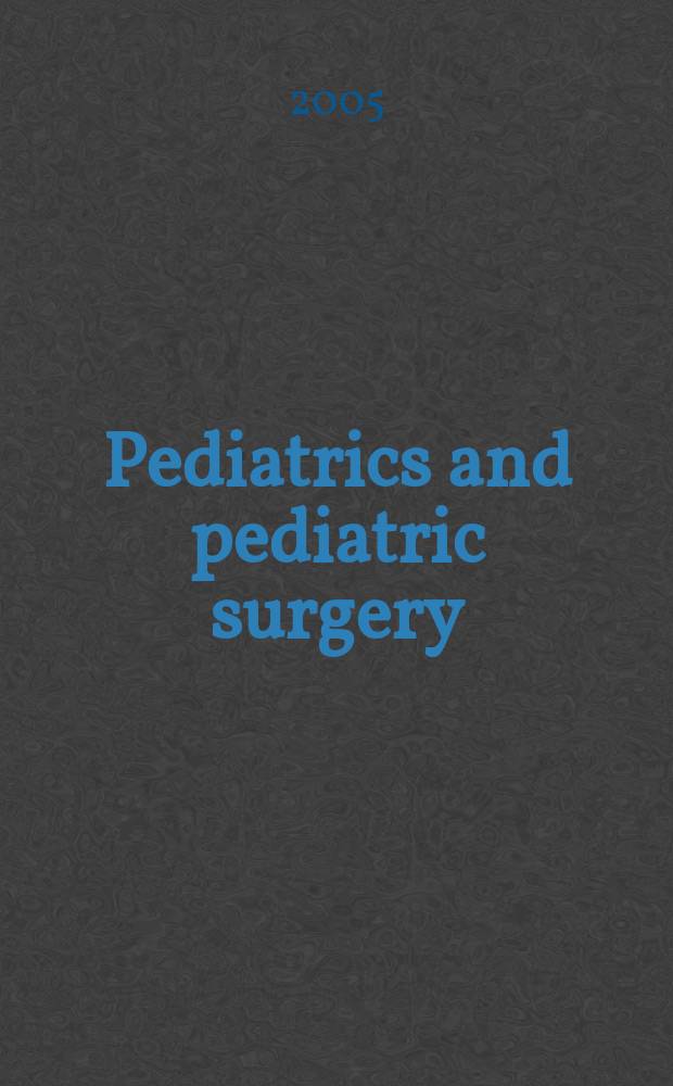 Pediatrics and pediatric surgery : Section 7 [of] Excerta medica. Vol.111, №3