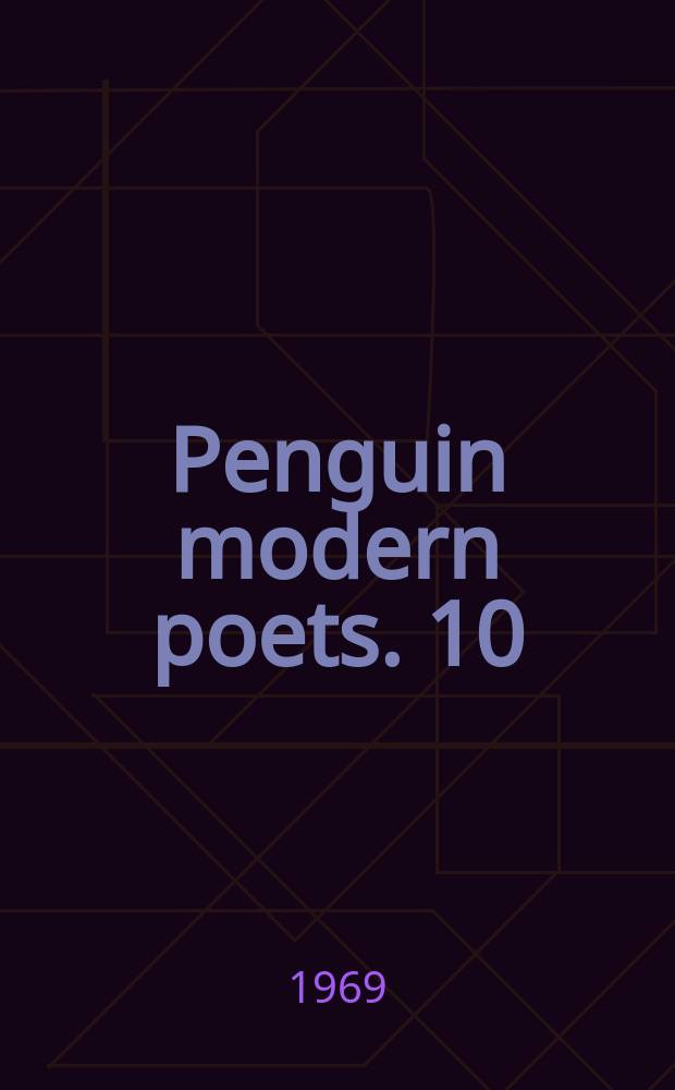 Penguin modern poets. 10 : The Mersey sound. Reprinted