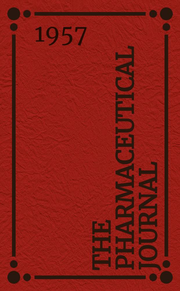 The Pharmaceutical journal : A weekly record of pharmacy and allied sciences Establ. 1841. Vol.125 (179), №4903