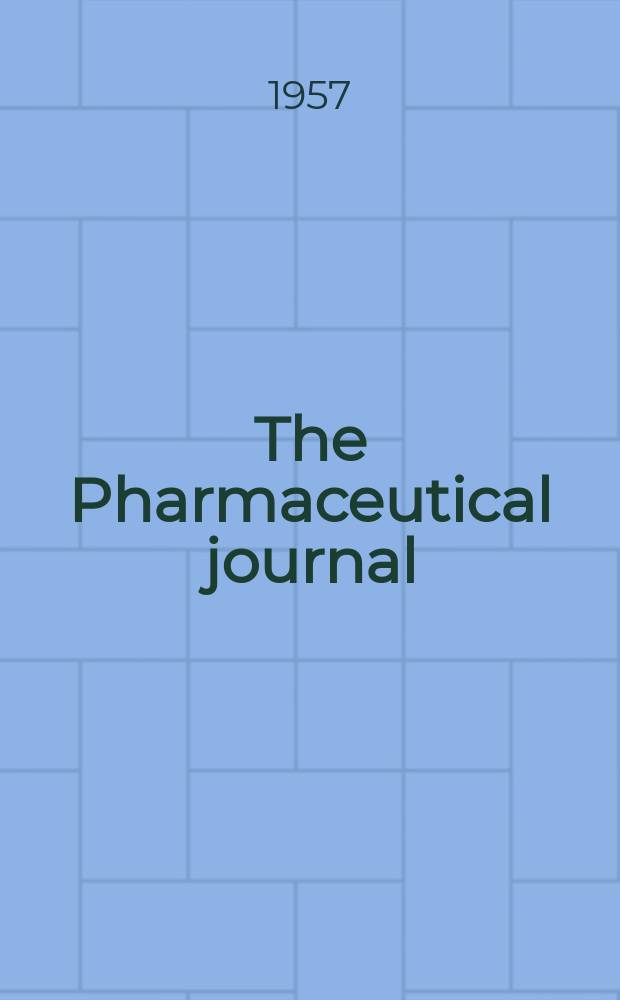 The Pharmaceutical journal : A weekly record of pharmacy and allied sciences Establ. 1841. Vol.125 (179), №4910