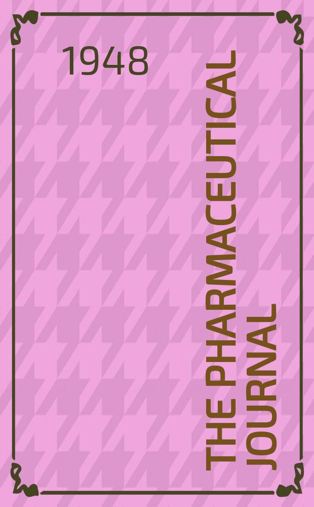 The Pharmaceutical journal : A weekly record of pharmacy and allied sciences Establ. 1841. Vol.107 (161), №4431