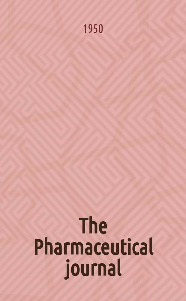 The Pharmaceutical journal : A weekly record of pharmacy and allied sciences Establ. 1841. Vol.111 (165), №4523