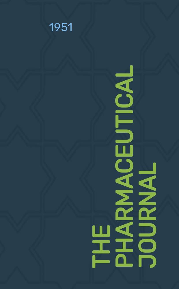 The Pharmaceutical journal : A weekly record of pharmacy and allied sciences Establ. 1841. Vol.113 (167), №4581