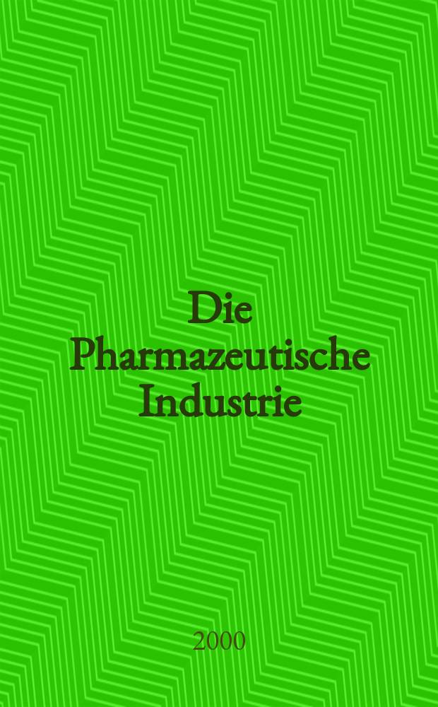 Die Pharmazeutische Industrie : Veröffentlichungen über alle Fragen der Herstellung und des Vertriebs pharmazeutischen Erzeugnisse Mitteilungsorgan des Bundesverbandes der Pharmazeutischen Industrie e. V. zu Frankfurt am Mein. Bd.62, H.4