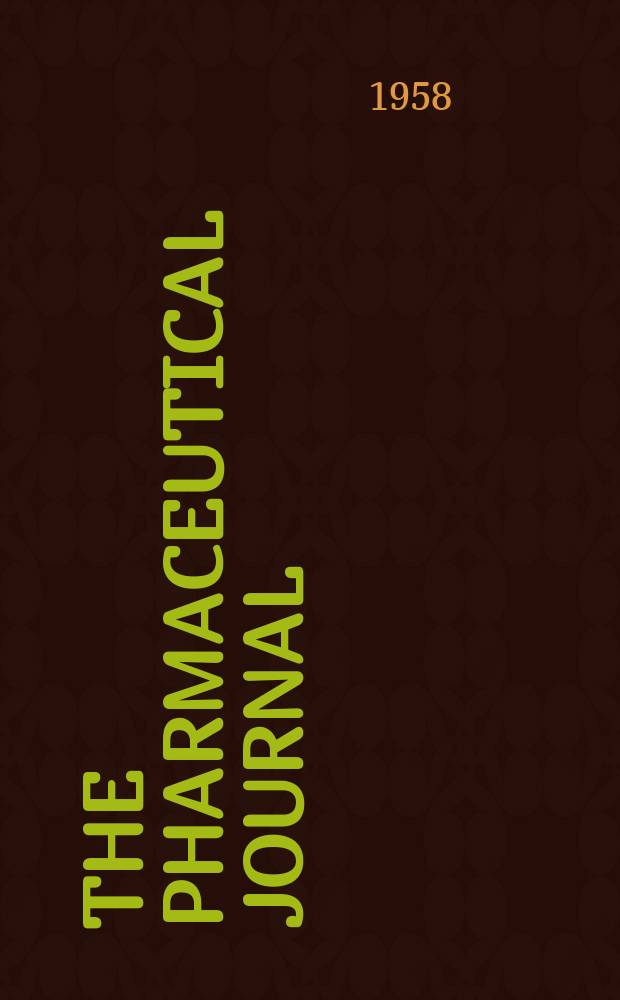 The Pharmaceutical journal : A weekly record of pharmacy and allied sciences Establ. 1841. Vol.127 (181), №4955