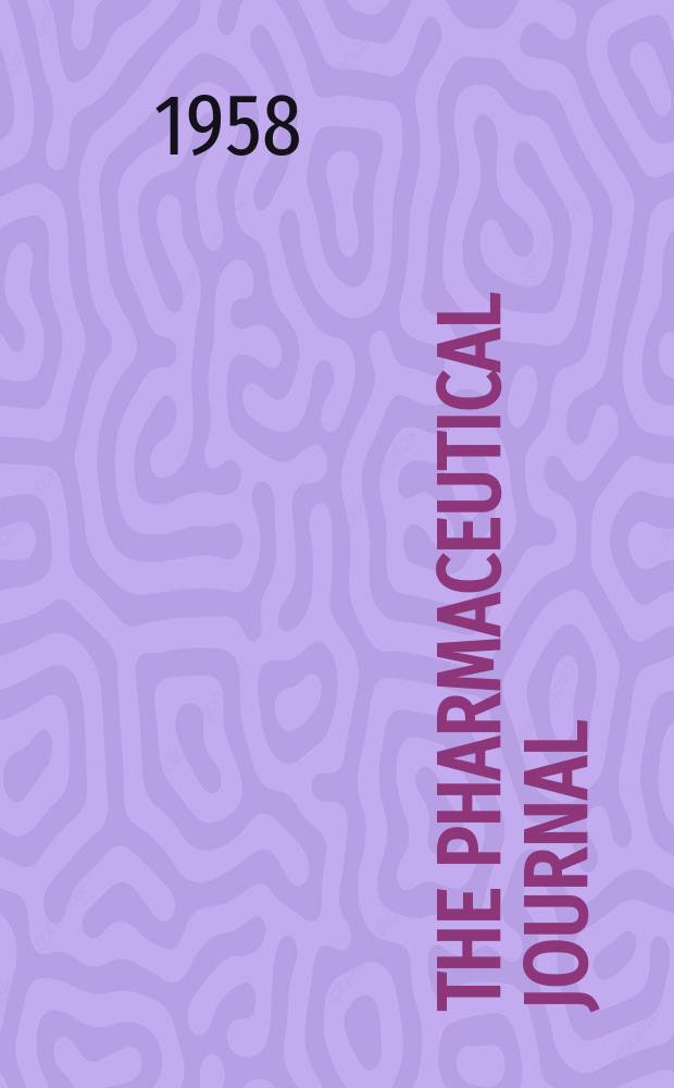 The Pharmaceutical journal : A weekly record of pharmacy and allied sciences Establ. 1841. Vol.127 (181), №4965