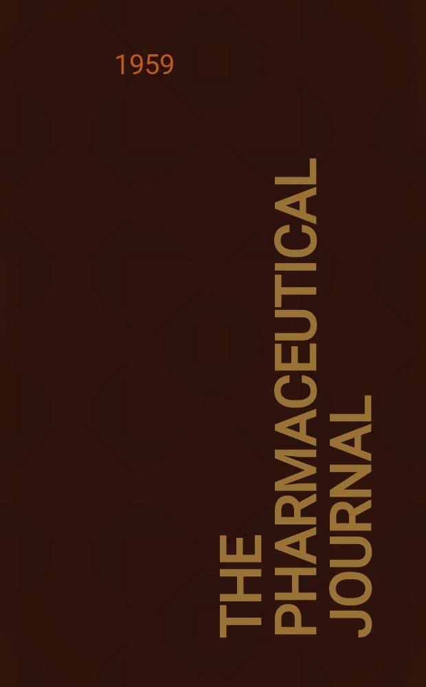 The Pharmaceutical journal : A weekly record of pharmacy and allied sciences Establ. 1841. Vol.129 (183), №4994