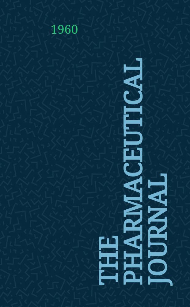 The Pharmaceutical journal : A weekly record of pharmacy and allied sciences Establ. 1841. Vol.130 (184), №5033