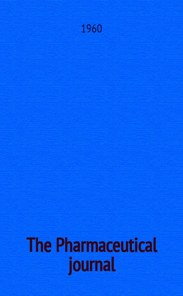 The Pharmaceutical journal : A weekly record of pharmacy and allied sciences Establ. 1841. Vol.131 (185), №5061