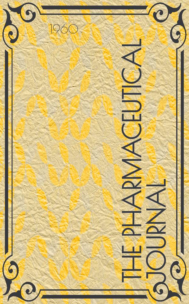 The Pharmaceutical journal : A weekly record of pharmacy and allied sciences Establ. 1841. Vol.131 (185), №5066