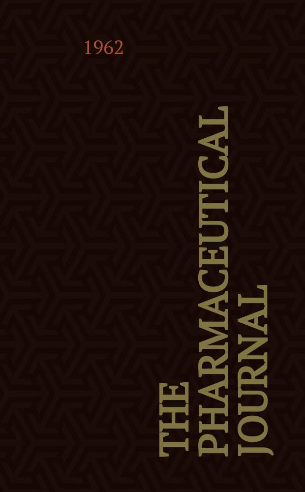 The Pharmaceutical journal : A weekly record of pharmacy and allied sciences Establ. 1841. Vol.134 (188), №5133