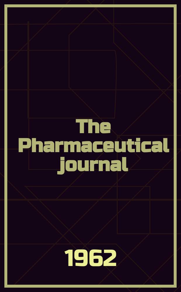 The Pharmaceutical journal : A weekly record of pharmacy and allied sciences Establ. 1841. Vol.135 (189), №5158
