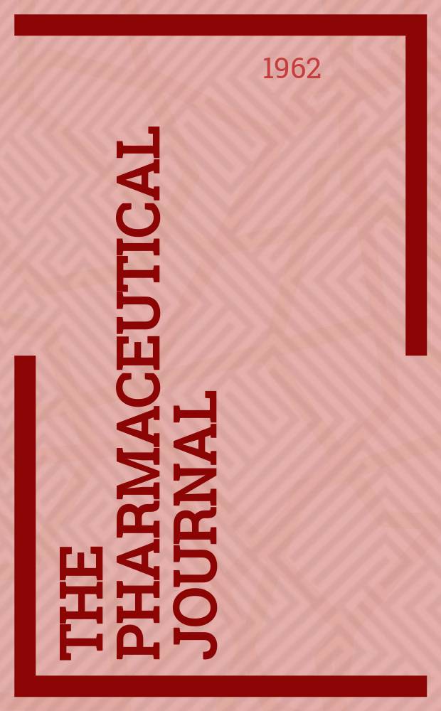 The Pharmaceutical journal : A weekly record of pharmacy and allied sciences Establ. 1841. Vol.135 (189), №5160