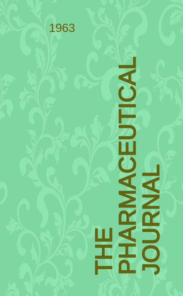 The Pharmaceutical journal : A weekly record of pharmacy and allied sciences Establ. 1841. Vol.136 (190), №5185