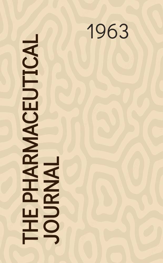 The Pharmaceutical journal : A weekly record of pharmacy and allied sciences Establ. 1841. Vol.136 (190), №5191