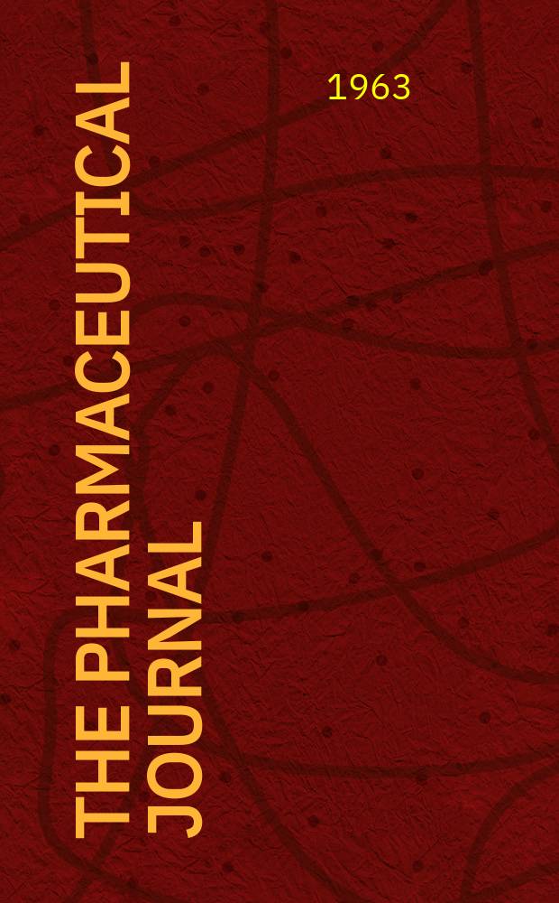 The Pharmaceutical journal : A weekly record of pharmacy and allied sciences Establ. 1841. Vol.137 (191), №5209
