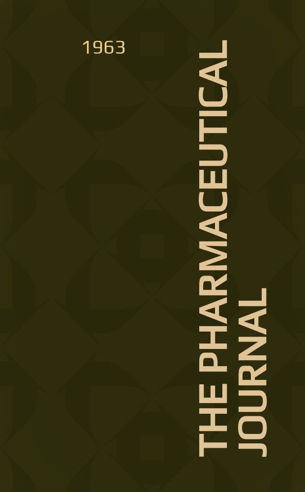 The Pharmaceutical journal : A weekly record of pharmacy and allied sciences Establ. 1841. Vol.137 (191), №5217