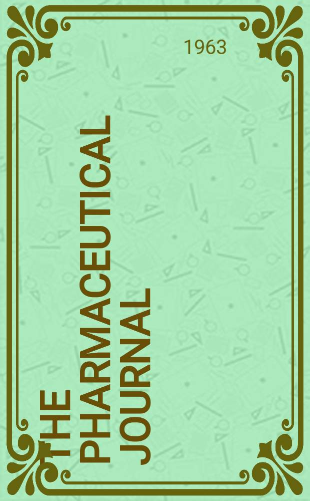 The Pharmaceutical journal : A weekly record of pharmacy and allied sciences Establ. 1841. Vol.137 (191), №5222