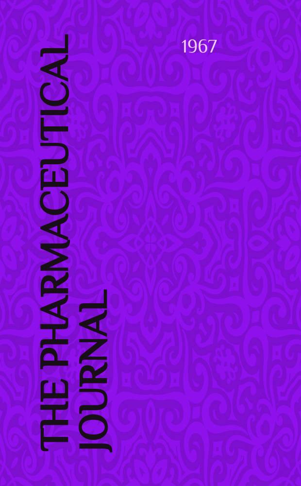 The Pharmaceutical journal : A weekly record of pharmacy and allied sciences Establ. 1841. Vol.199, №5425